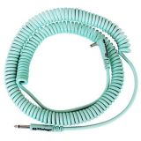 Cabo Para Guitarra Baixo Espiral 9,15m Mac Cabos  Verde