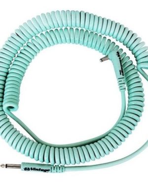 Cabo Para Guitarra Baixo Espiral 9,15m Mac Cabos  Verde