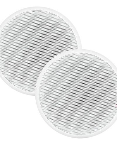 2 Arandelas Acústicas Redonda Teto Embutir Gesso 110w Orion Cor Branco Bivolt