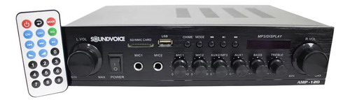 Amplificador Som Ambiente 2 Canais Amp120 Bluetooth Usb 120w