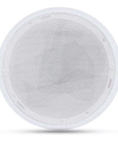 2 Arandelas Acústicas Redonda Teto Embutir Gesso 110w Orion Cor Branco Bivolt