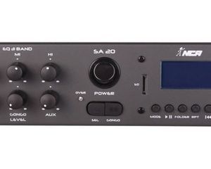 Amplificador Compacto De Som Nca Sa20 100 Wrms P/até 20 Cxs