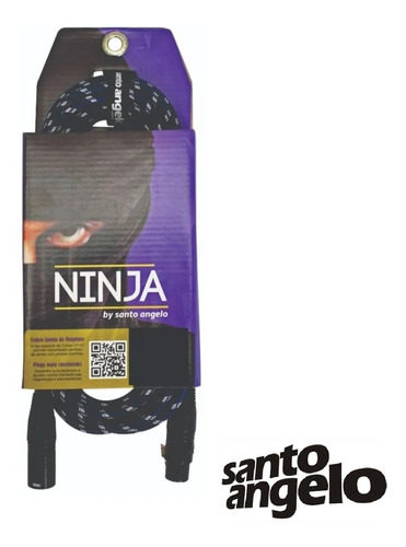 Cabo Santo Angelo Ninja Lw Tx 3,05m Xlr / Xlr Microfone