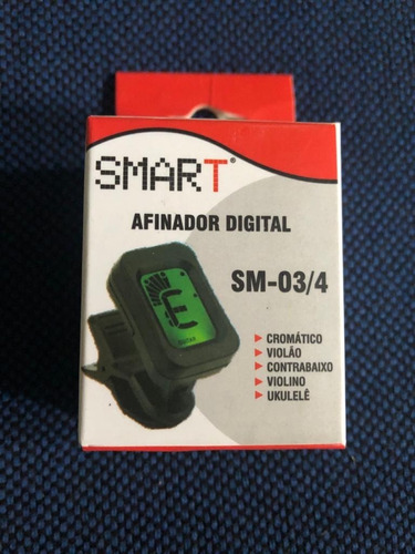 Afinador Digital Smart Violão  Cavaco  Ukulele Viola Violino