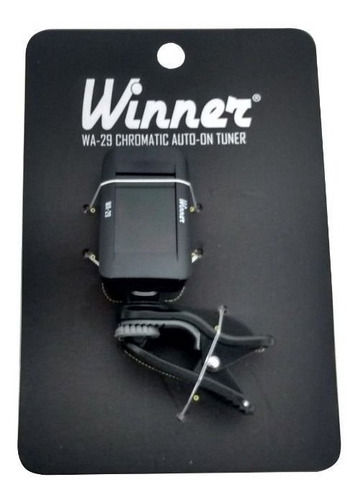 Afinador Digital Cromático De Clip Winner Wa-29 Melhor Preço