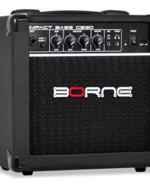 Amplificador Borne Impact Bass Cb30 Transistor Para Baixo De 15w Cor Preto 127/220v