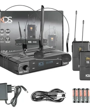 Microfone Kadosh Sem Fio K392H HeadSet Duplo C/NF-e