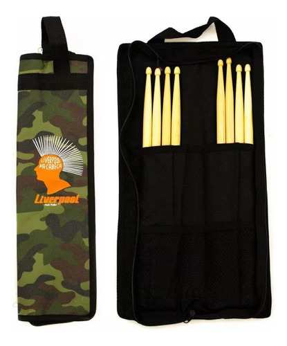 Bag Baqueta Compacto Liverpool + Par De Baquetas