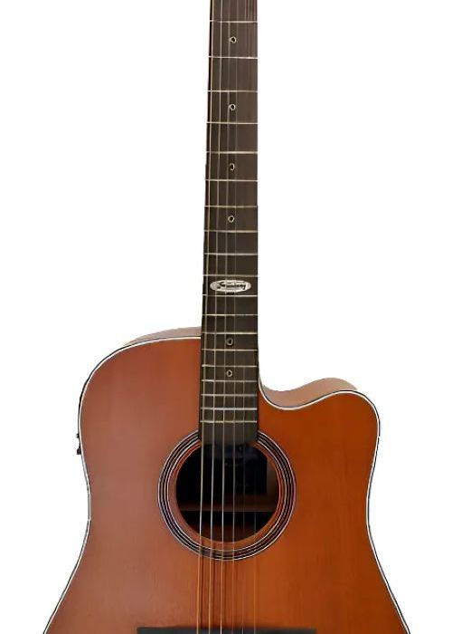 Violão Eletroacústica Strinberg Black Sd200c Para Destros Smoked Satin Louro Indiano Cremoso